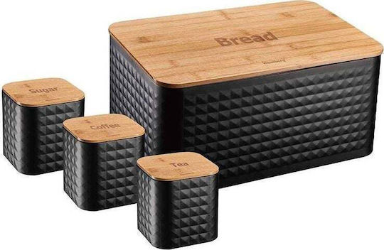 Klausberg Bread Box made of Bamboo Gray