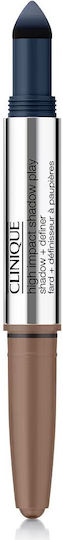 Clinique High Impact Shadow Play Shadow Double Eye Shadow Matte in Creamy Form High Impact Shadow Play Shadow 1.9gr
