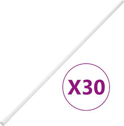 Vidaxl Κανάλι Καλωδίων Κλιπ Ø16 Χιλ 30 Μ Pvc
