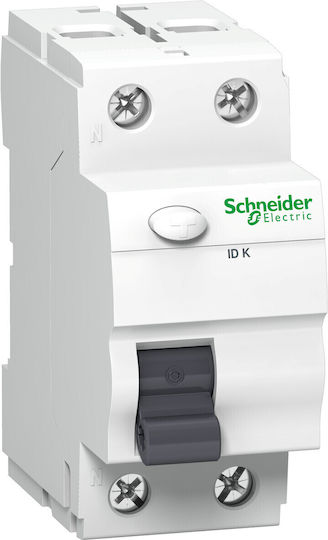 Schneider Electric Phase 2-Pole Earth Leakage Relay 25A 240V