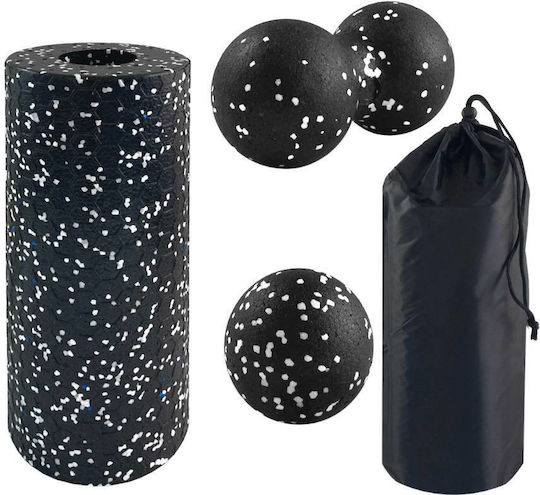 Set role de spumă Negru 7.62cm