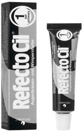 Refectocil Eyelash Eyebrow Tint Henna Eyebrows Eyelashes 1 Pure Black 15ml