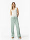 Tiffosi Women's Fabric Trousers with Elastic Light Green