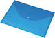 Panta Plast Ordner Transparent für Papier A4 Blau