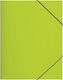 Pagna Folder with Rubber Band and Ears for Paper A4 Green