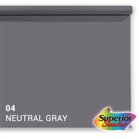 Superior Φωτογραφικό Φόντο Χάρτινο 135x1100εκ. Γκρι