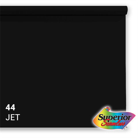 Superior Photography Backdrop Paper 272x1100cm Black
