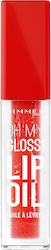 Rimmel Oh My Gloss Lip Gloss #004 Vivid Red 6ml