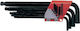 Teng Tools Сет от 9 Allen ключа във форма L