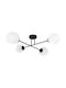Orno Ceiling Mount Light Black with Socket E27