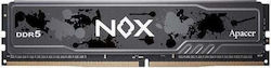 Apacer NOX 64GB DDR5 RAM με 2 Modules (2x32GB) και Ταχύτητα 5600 για Desktop