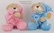 Deef Pluszaki Plush Bear 16 cm (Various Designs) 1pc