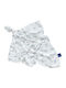 Bocioland Cotton Changing Pad White/grey White 75x75cm.
