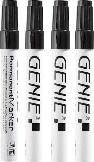 Genie Markers Black 4pcs