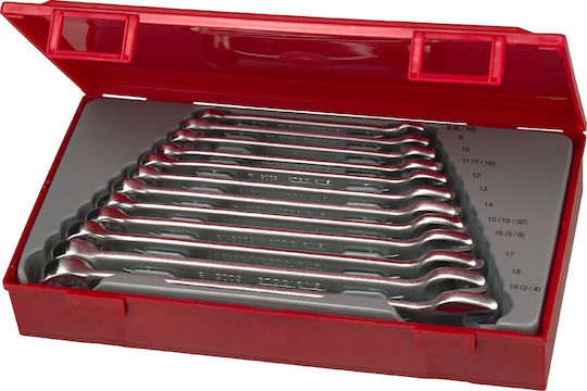 Teng Tools Σετ Γερμανοπολύγωνα 19mm 12τμχ