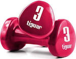 Tiguar Vinyl Dumbbell 1 x 3kg