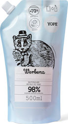 Yope Soap Antibacterial Reusable Container Natural Verbena Extract 500 Ml