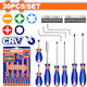 Wadfow Set 30 Magnetic Screwdrivers