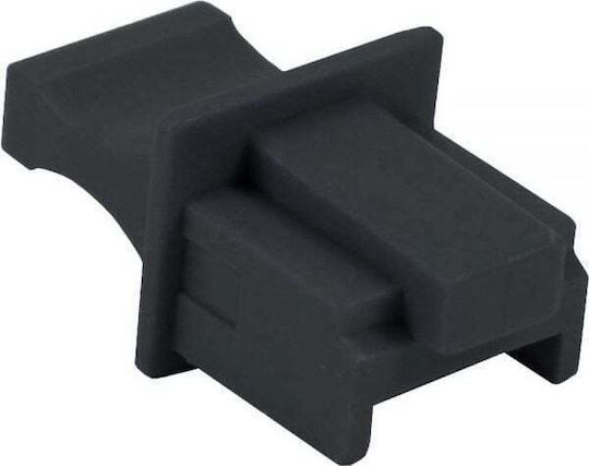 Husă pentru praf pentru accesoriu de computer inline, mufă torsiune RJ45 10p negru feminin 59942c