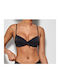 Gisela Underwire Bikini Set Bra & Slip Bottom Black