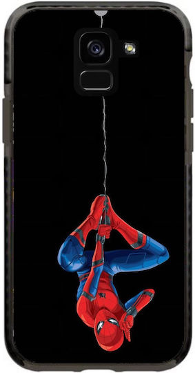 Spiderman Handyhülle 91939 Mehrfarbiges Design für Samsung Galaxy A8 Plus 2018