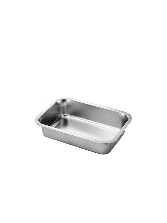 Βιομάρ Inox Tăvi de copt Rectangular din Oțel Inoxidabil 41.5x30cm