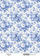 Maja's Memories Hârtie de orez Decoupage Blue