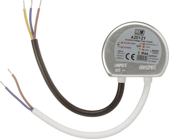 MW Power LED Захранване Водоустойчиво IP66 Мощност 19.97W с Изходно Напрежение 12V