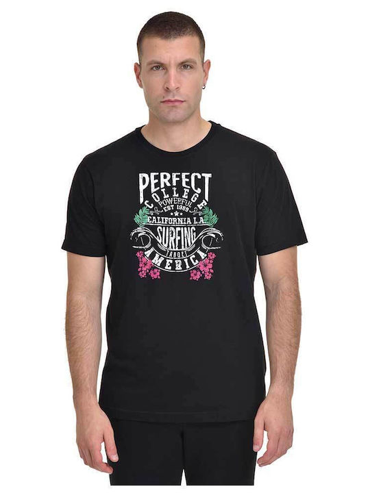 T-shirt Μαύρο