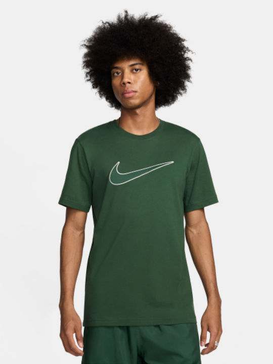 Nike T-shirt Bărbătesc cu Mânecă Scurtă Verde