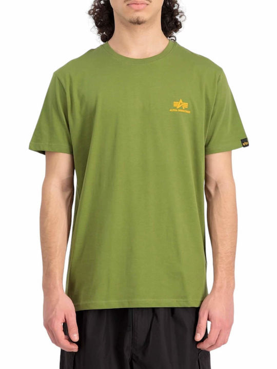 Alpha Industries Basic Men's T-shirt Moss Green