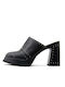 Noa Harmon Heel Mules Black