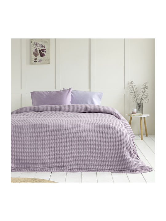 Nima Comfy Pique Blanket Single 160x240cm Lilac