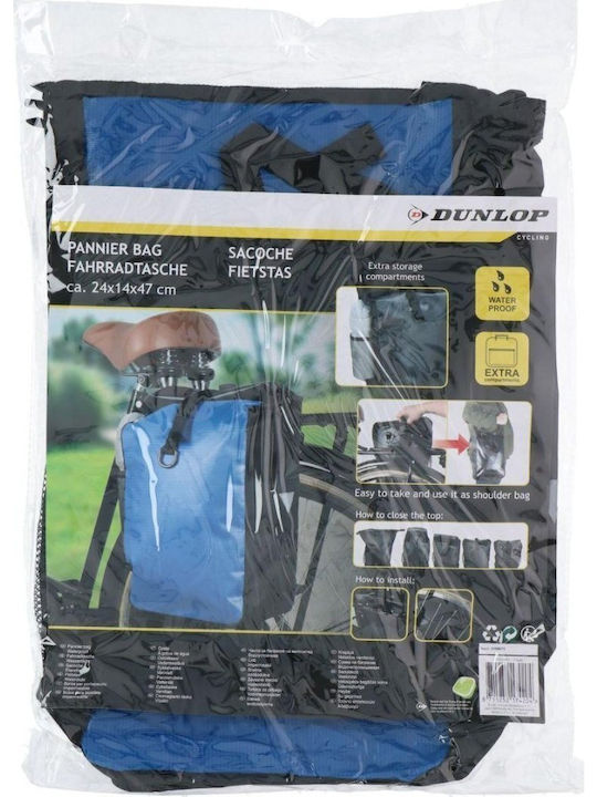 Dunlop 174204 Τσαντάκι Σχάρας Ποδηλάτου Μπλε