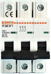 Lovato Electric Автоматичен Прекъсвач 25Спецификация Триполюсен AC P1MB3PT25 Lovato Electric Автоматичен Прекъсвач 25Спецификация Триполюсен AC P1MB3PT25