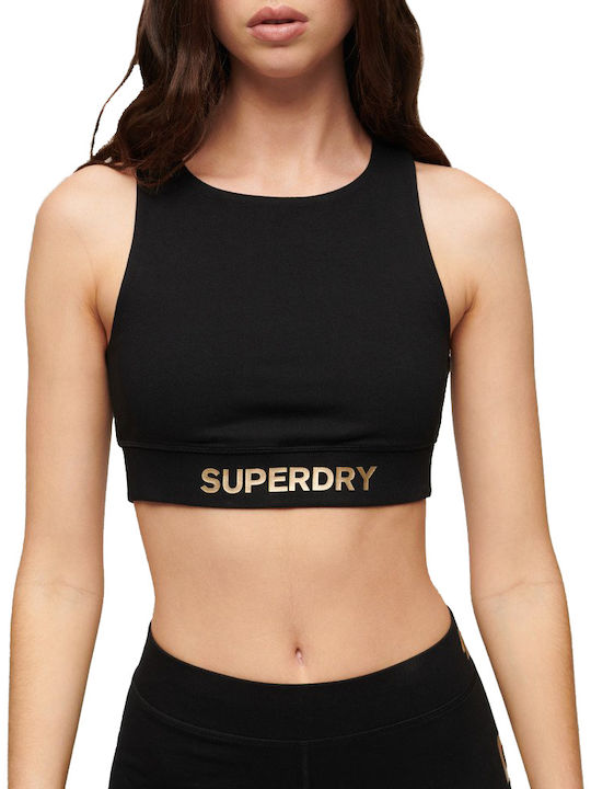 Superdry D3 Sdcd Γυναικεία Αθλητική Μπλούζα Μαύρη