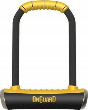 OnGuard U-lock Bicycle Pedal Lock with Key Black