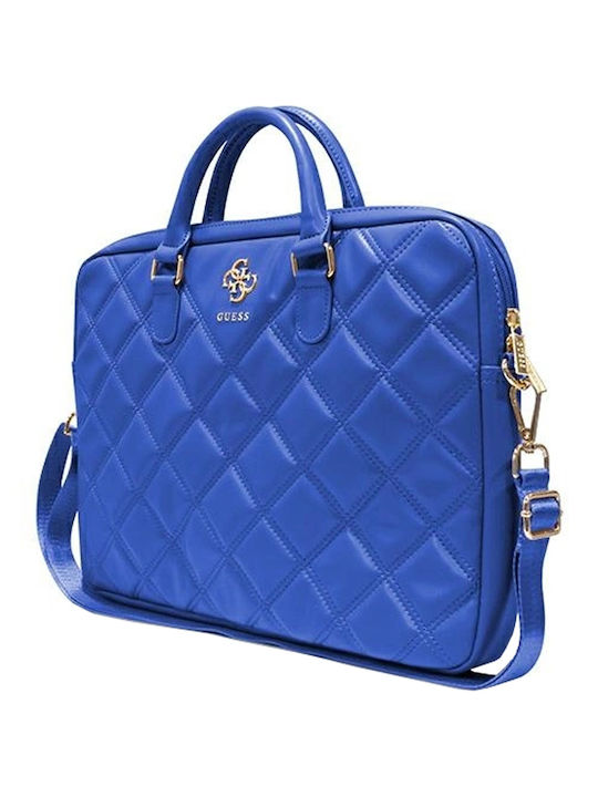 Guess Quilted 4G Τσάντα για Laptop 15" σε Μπλε χρώμα