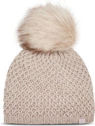 4F Beanie Feminin Căciulă Tricotat în culoarea Bej
