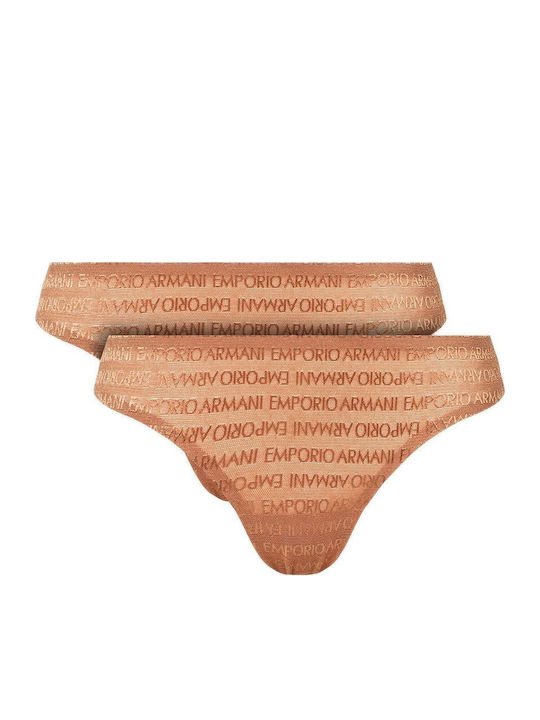 Armani Jeans Γυναικεία Brazil 2Pack Cacao