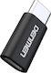 Denmen Μετατροπέας USB-C / micro USB male σε micro USB female 1τμχ 031296
