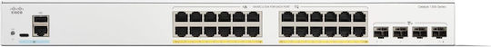 Cisco Cisco v1 Managed L2 PoE+ Switch με 24 Θύρες Gigabit (1Gbps) Ethernet και 4 SFP Θύρες