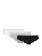 Βαμβακερά Γυναικεία Slip 3Pack Μαύρα