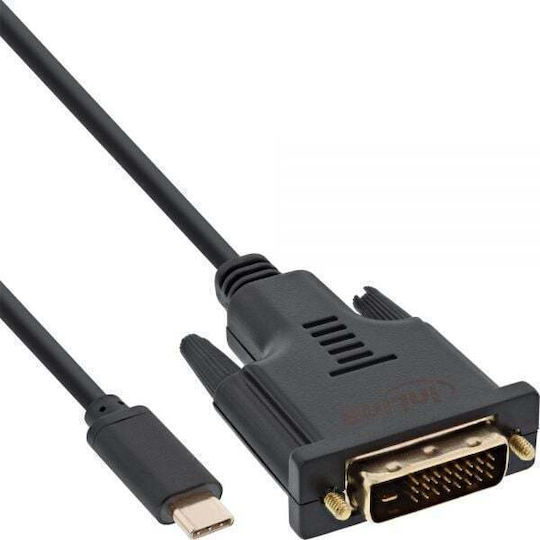 InLine Konverter USB-C / DisplayPort / Thunderbolt / Thunderbolt 3 männlich zu DisplayPort / Thunderbolt / Thunderbolt 3 männlich 1Stück 64132