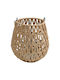 Fylliana Umeko Tabletop Wicker Lantern White 21x22x22cm