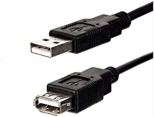 Logo Collection USB 2.0 Cable USB-A male - USB-B male Μαύρο 3m