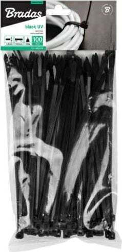 Bradas Cable Ties Plastic 50mm x 4.8mm in White Colour (100 pcs) (TS1148500B)