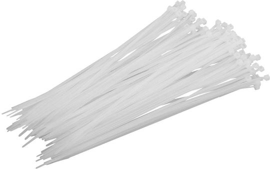 Proline Legături Cablu Din Plastic 300mmx4.8mm În Culoare Albă 100 Buc