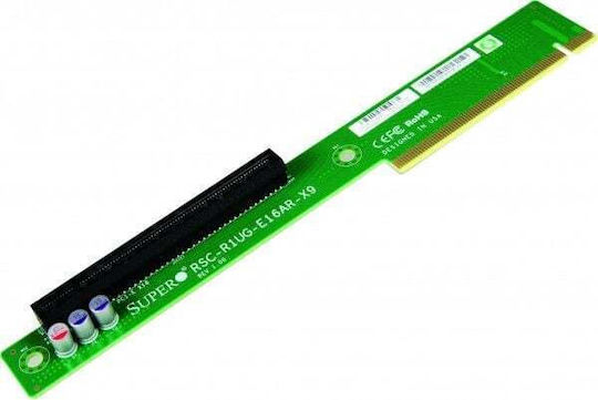 Supermicro Κάρτα Riser για Κάθετη Τοποθέτηση RSC-R1UG-E16AR-X9