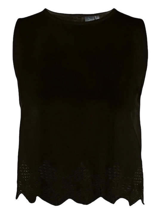 Only Damen Bluse Baumwolle Black